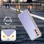 Wholesale Clear Armor Hybrid Transparent Case for for Samsung Galaxy S21+ Plus 5G (Clear)